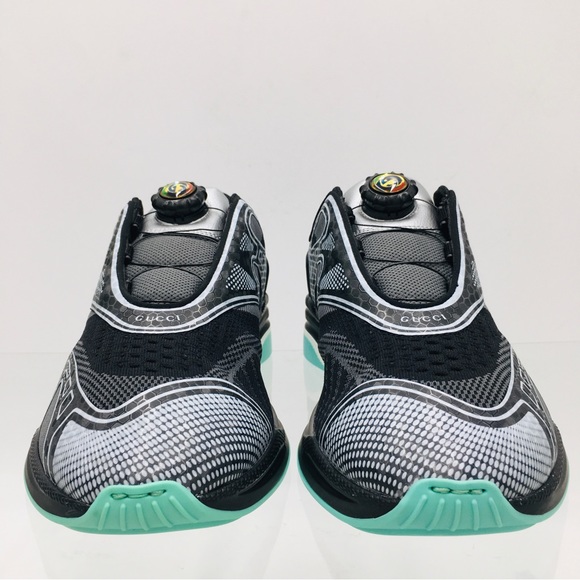 Gucci Ultrapace R Sneakers- Yellow/ Grey- 623109 - Picture 9 of 14